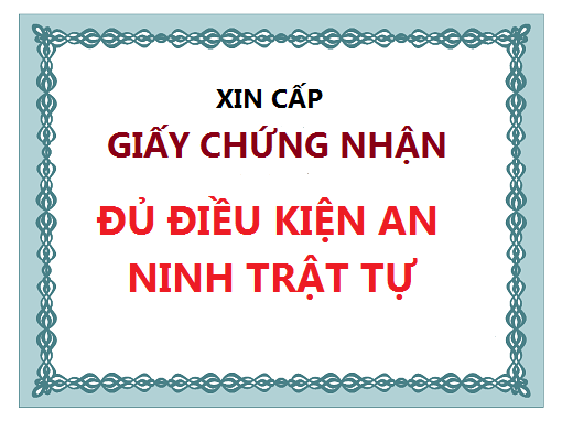 Thủ tục xin giấy phép đủ điều kiện an ninh trật tự tại bình định